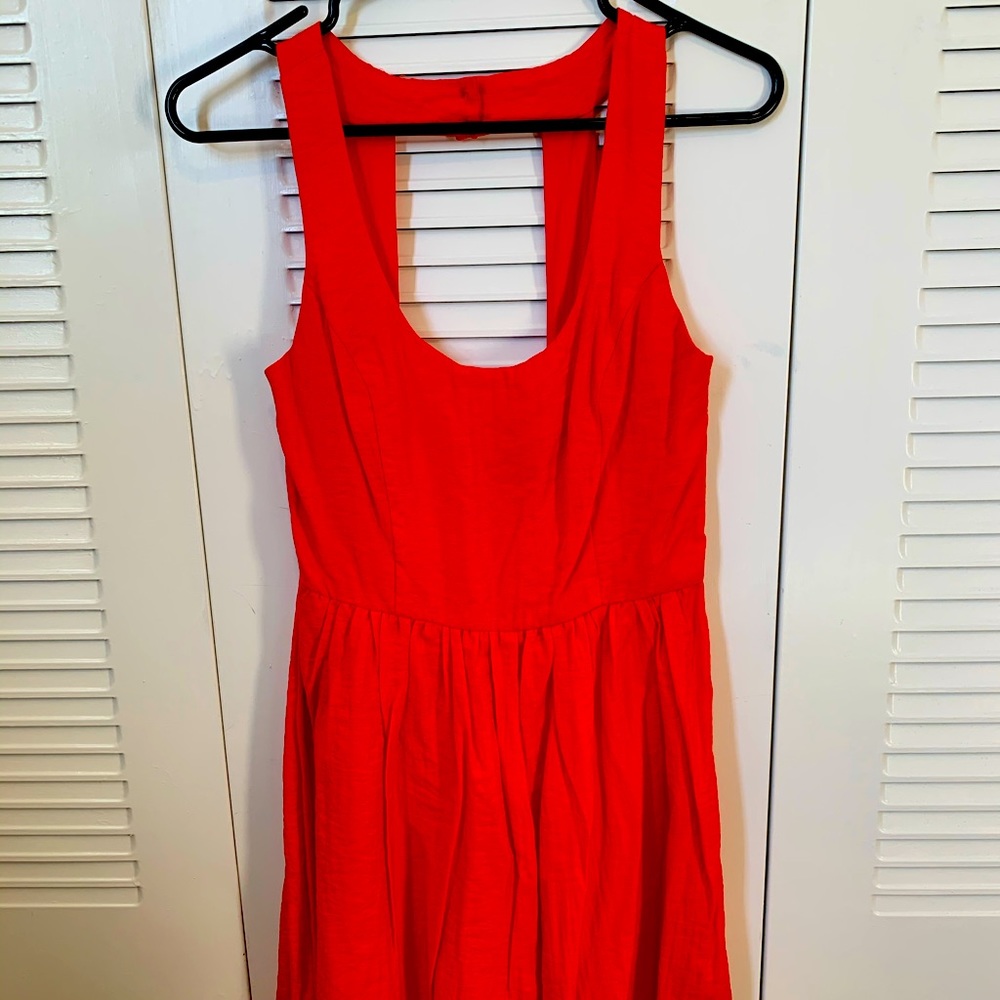 Forever21 - Red Orange Knee Length Dress